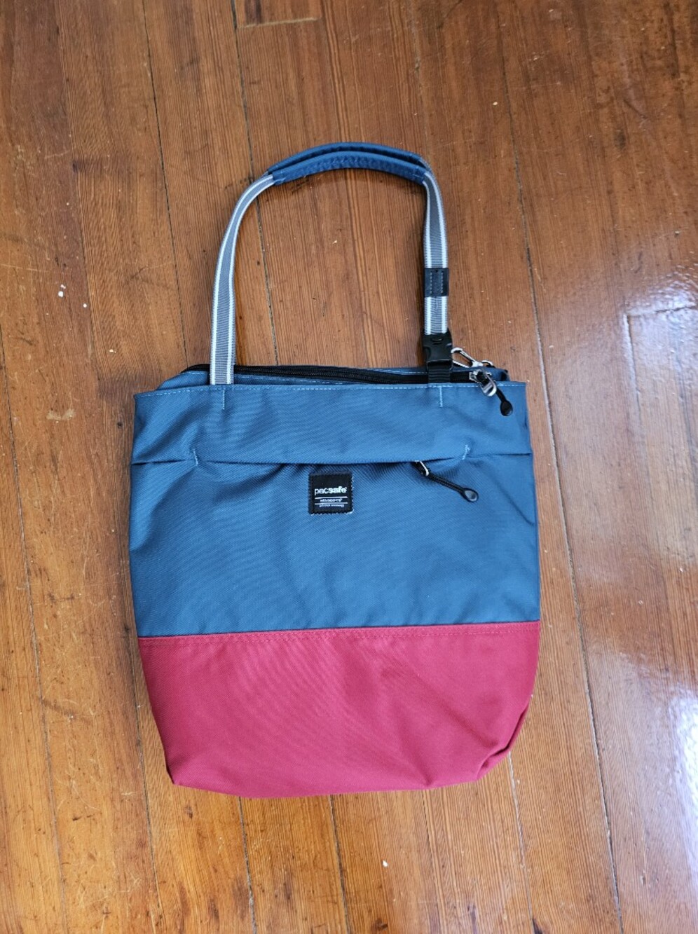 Pacsafe Handbag LX Series Blue Red Slingsafe Tote Bag Exomesh